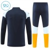 Sudadera De Entrenamiento Real Madrid Cremallera De Cuarto 2024-25 Armada - Niño